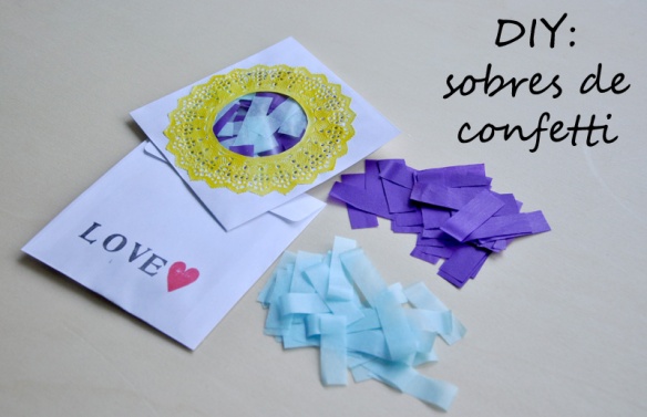 DIY: sobres confetti